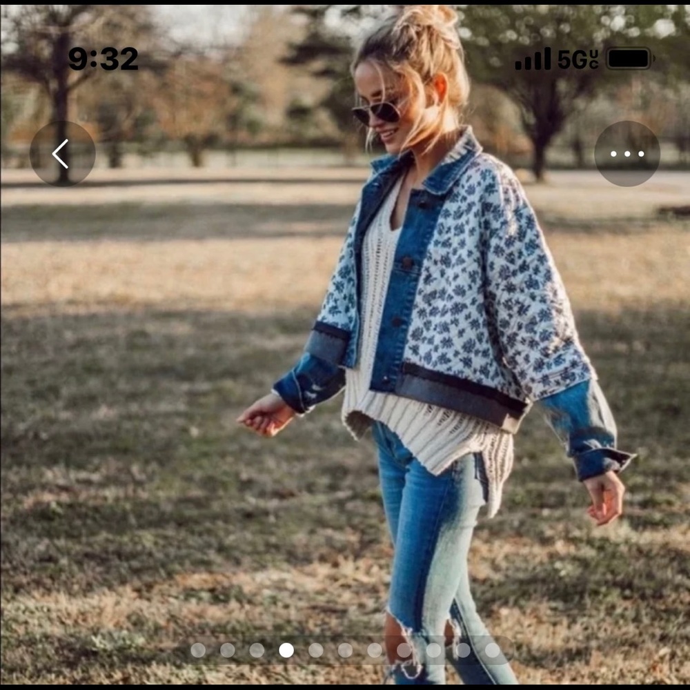 Free People Ditzy Denim Jacket ⚡️Gorgeous⚡️BNWT